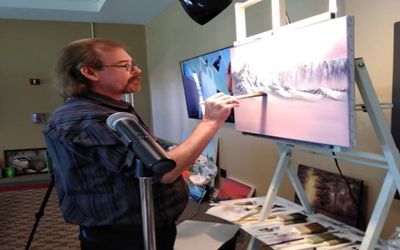 Steve Ross - Painter Bob Ross's Son Who Also Followed The Same Passion